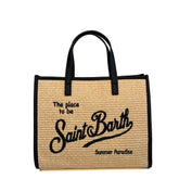 Borsa a spalla SAINT BARTH VIVIAN MID STRAW - 03251H